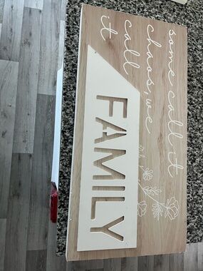FAMILY Wall Decor Sign